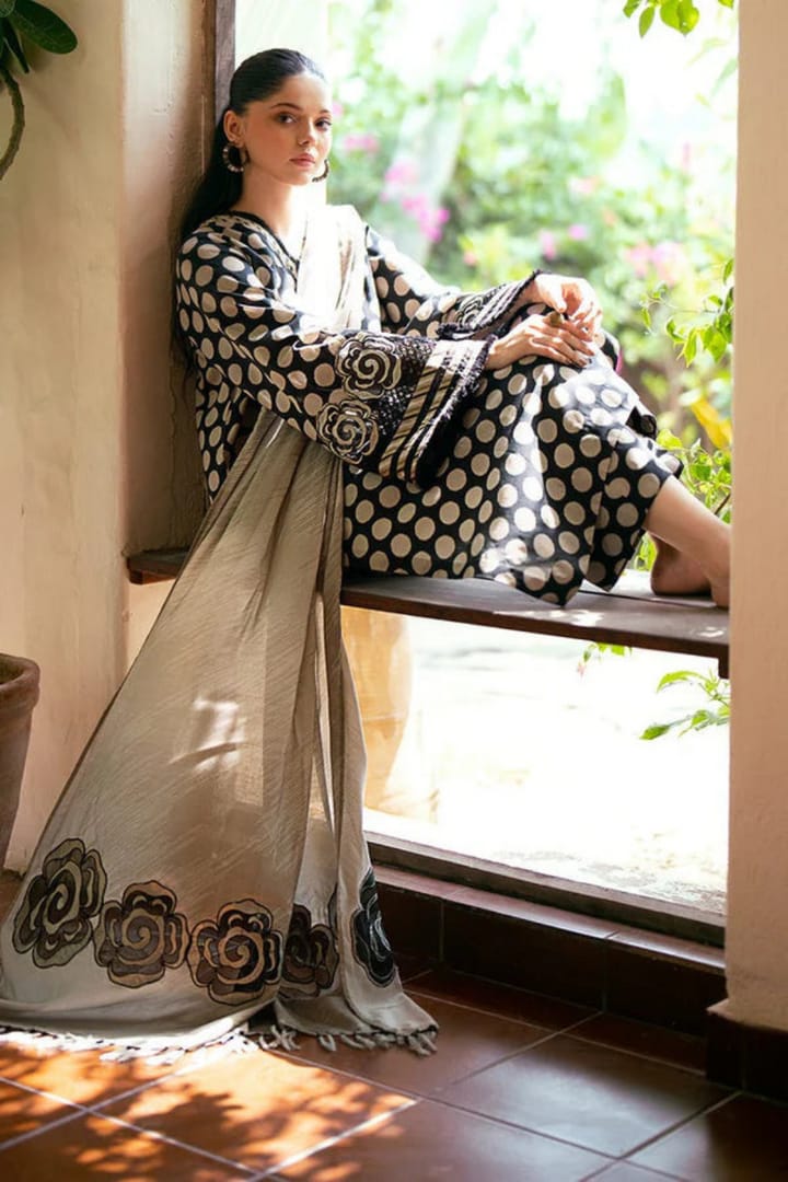 ORGANZA DUPATTA DIGITAL PRINT Lawn 3PC KS-5011