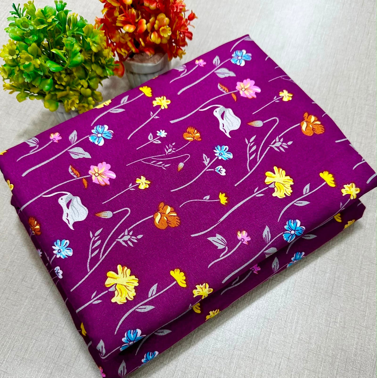 🌸 LAWN FLORAL PRINTS – 2 PCS UNSTITCHED COLLECTION 🌸