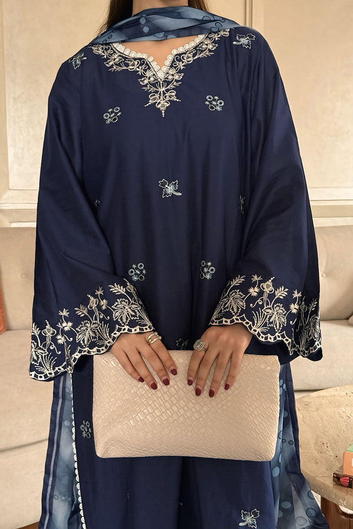 DHANAK EMB 3PC SUIT ZA-001200