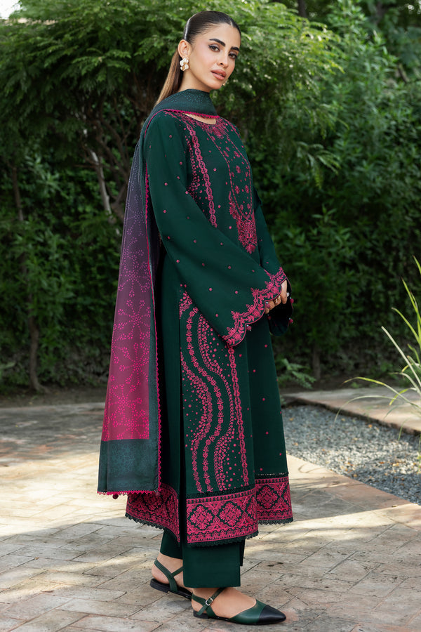 DHANAK EMB 3PC SUIT ZA - 101205