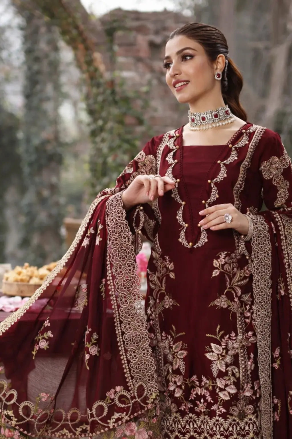 DHANAK EMB 3PC SUIT ZA-101209