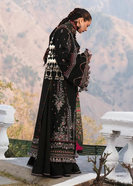 Embroidered 3PC Suit – Premium Festive Collection ZA-101214