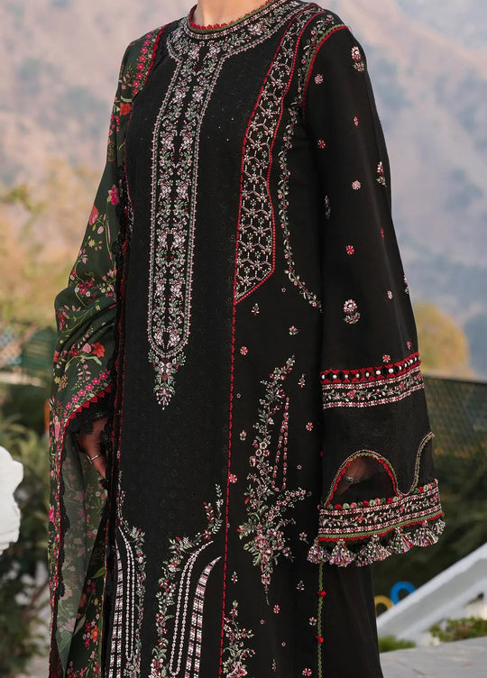 Embroidered 3PC Suit – Premium Festive Collection ZA-101214