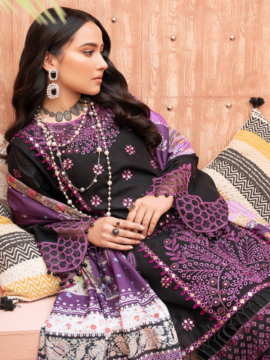 DHANAK EMB 3PC SUIT ZA -101204