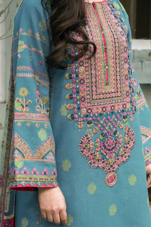 DHANAK EMB 3PC SUIT ZA-101211