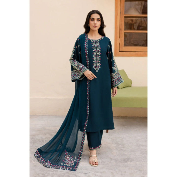 BATIK - 3PC Lawn Embroidered Suit - NE - ZS 5007