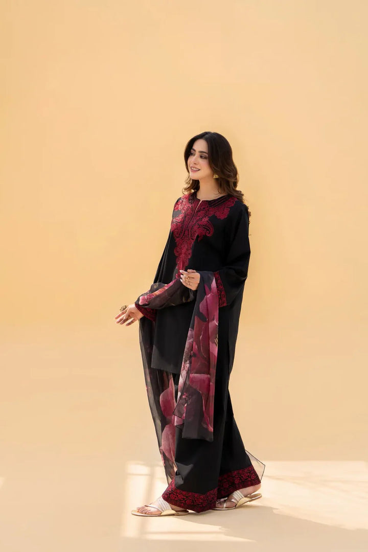 DHANAK EMB 3PC SUIT ZA - 101202