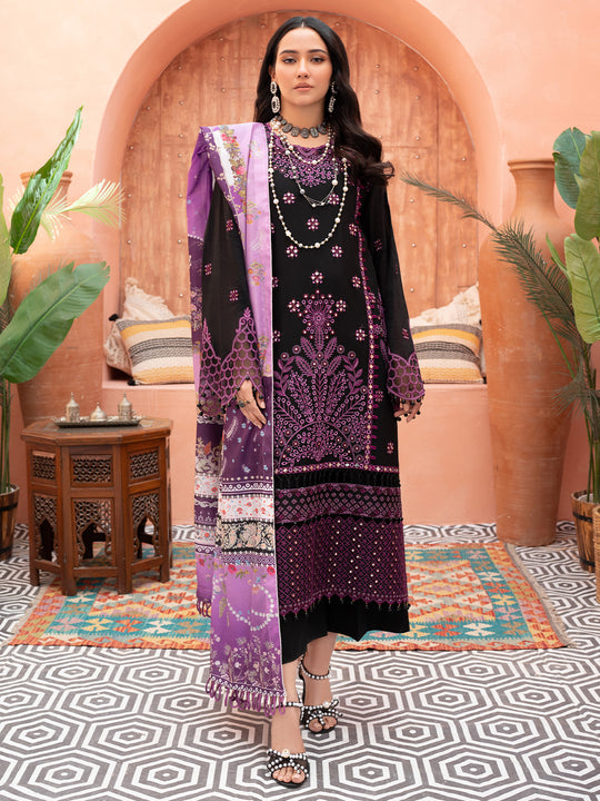 DHANAK EMB 3PC SUIT ZA -101204