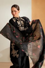Hussain Rehar - 3PC Lawn Embroidered SUIT (Unstitched) LC-7063